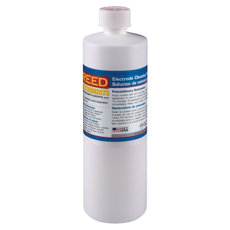 REED INSTRUMENTS Electrode Cleaning Solution, 16.9oz R1425